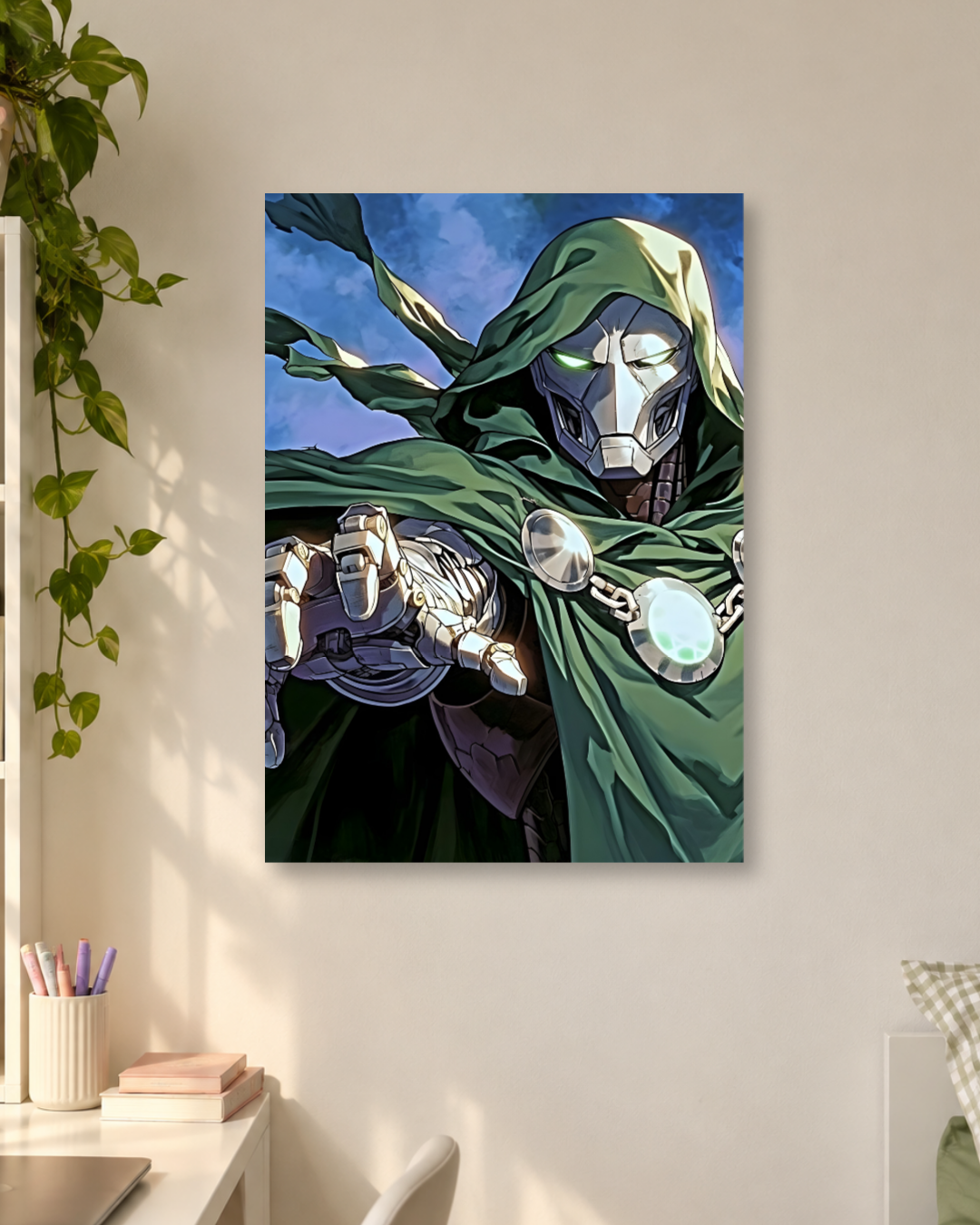 Doctor Doom Classic Comic Book Villain Art poster