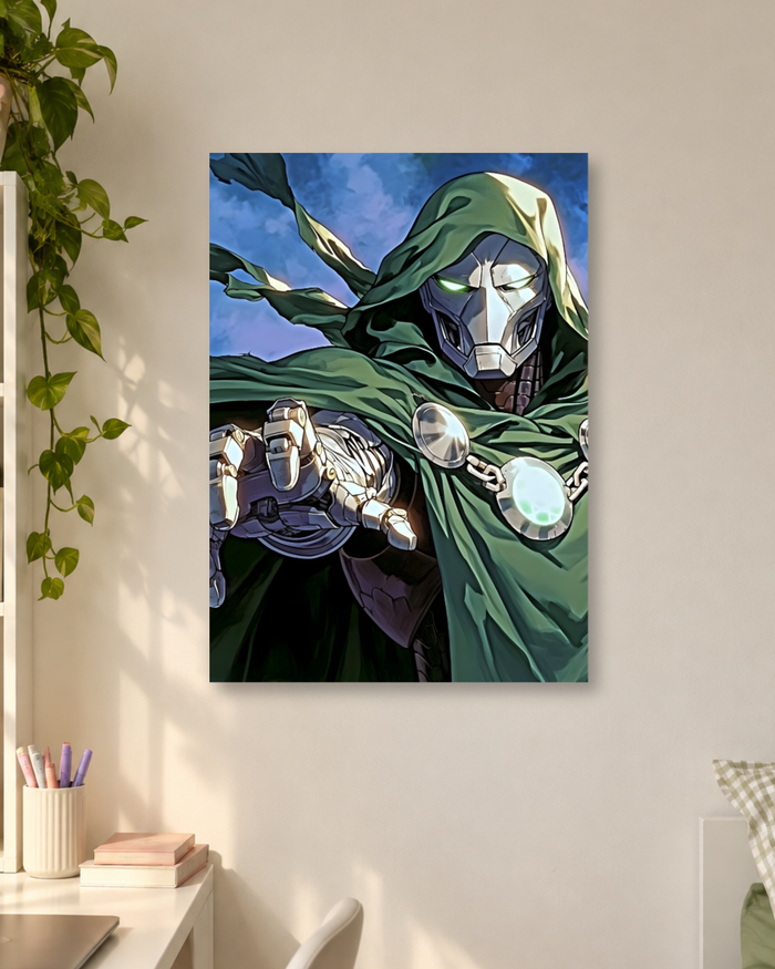 Doctor Doom Classic Comic Book Villain Art poster