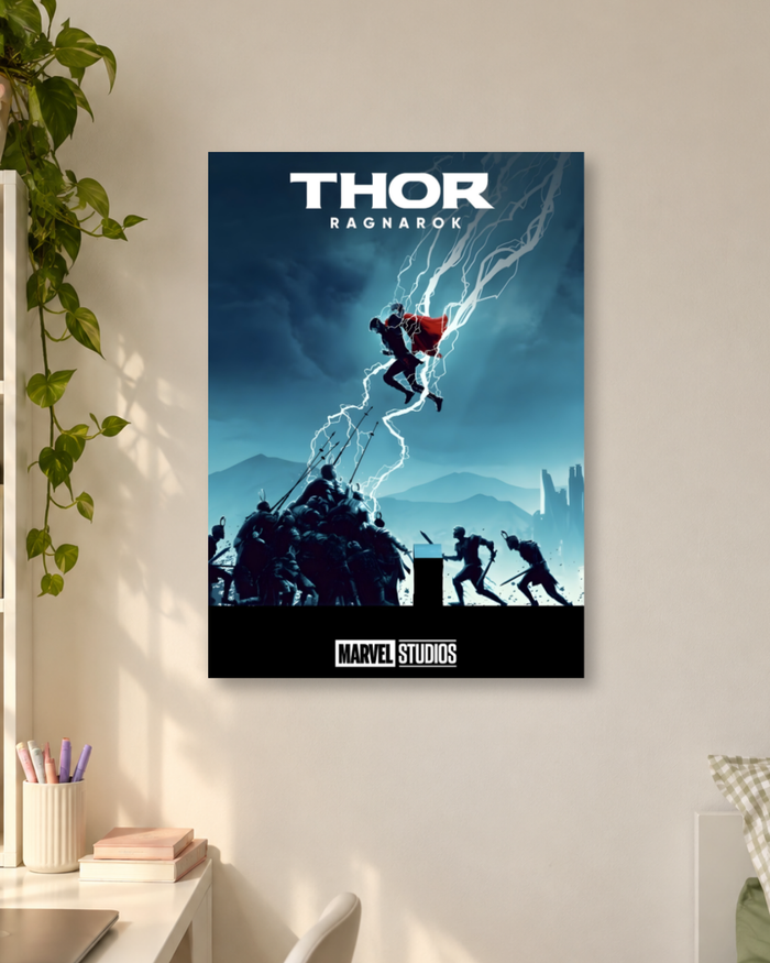 Thor Ragnarok Lightning God of Thunder Cinematic poster